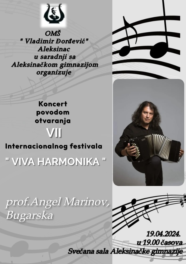 Poster Viva harmonika